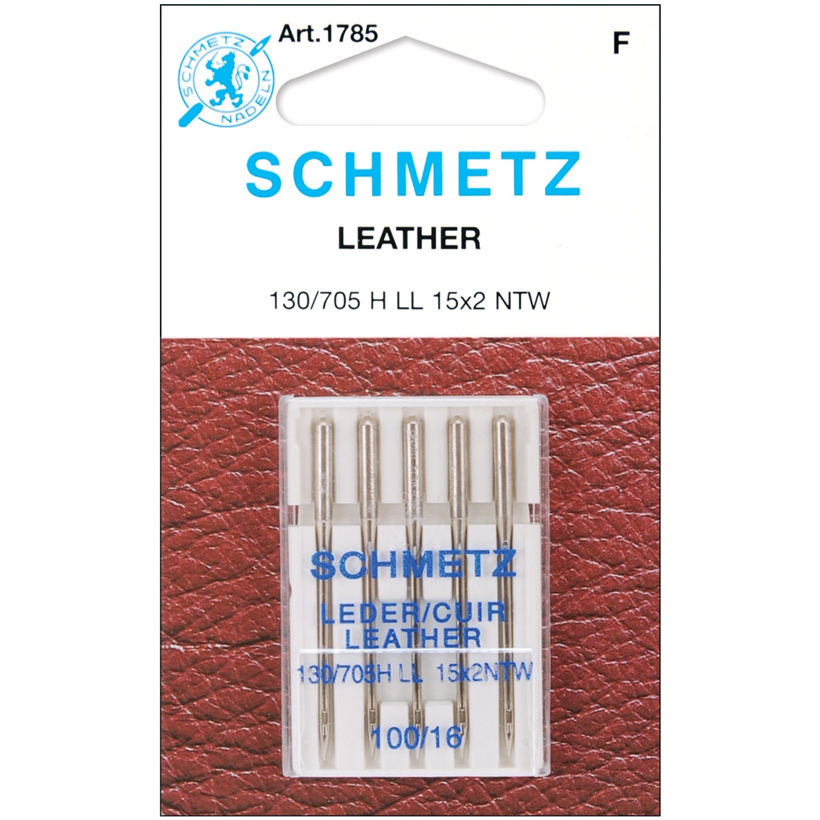 Schmetz Leather Machine Needles Size 16/100 5/Pkg